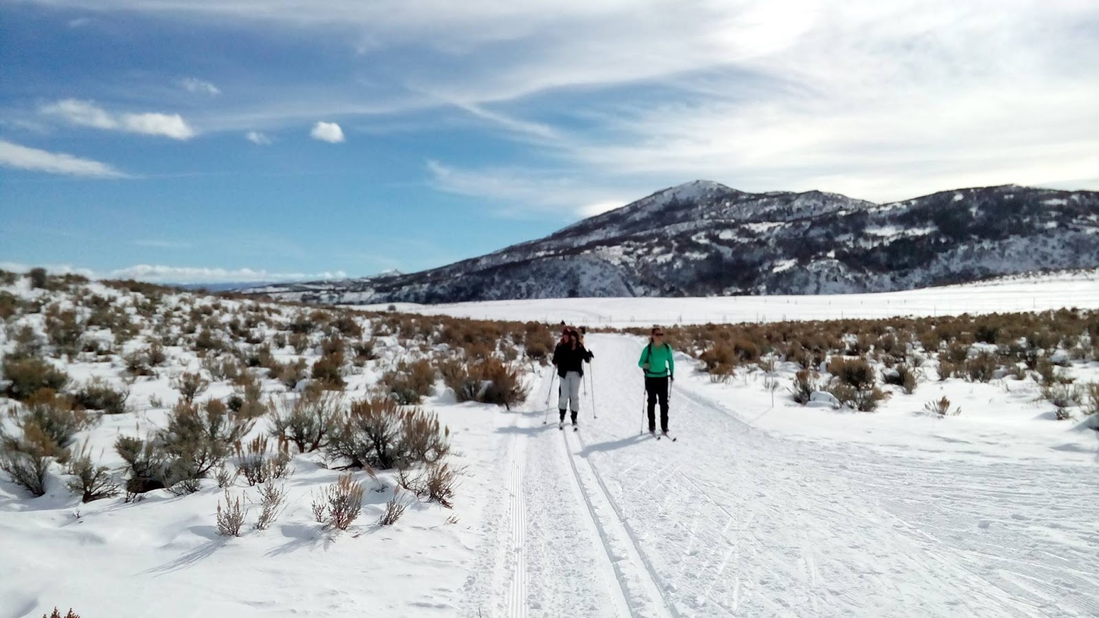 Cross Country Skiing at Round Valley, Park City Girl on a Hike