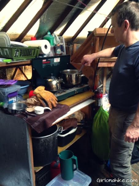 The Norway Flats Yurt, TUNA Yurt, Yurts of Utah, cooking in a yurt