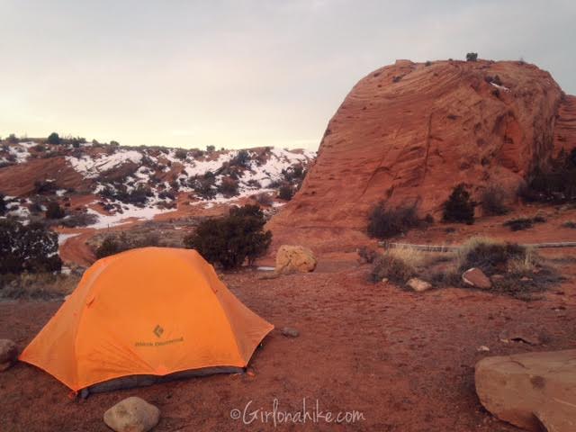 bod schaamte Gloed Sand Flats Recreation Area, Moab Girl on a Hike