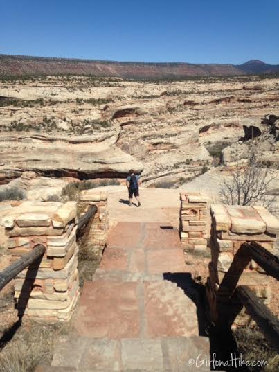 Natural Bridges National Monument, Utah. Loop Trail Natural Bridges