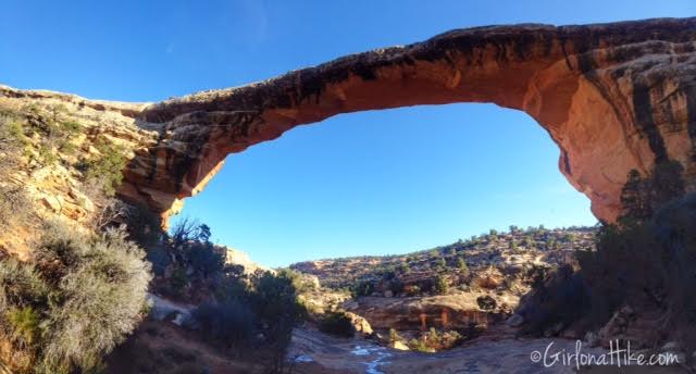 Natural Bridges National Monument, Utah. Loop Trail Natural Bridges