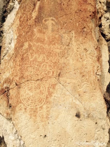 Fremont Indian State Park, Utah Petroglyphs