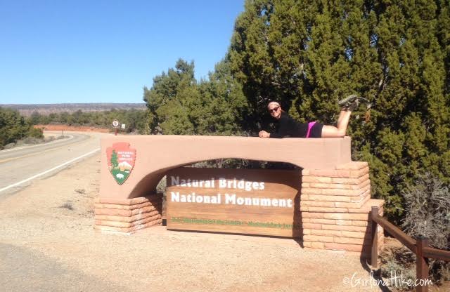 Natural Bridges National Monument, Utah. Loop Trail Natural Bridges