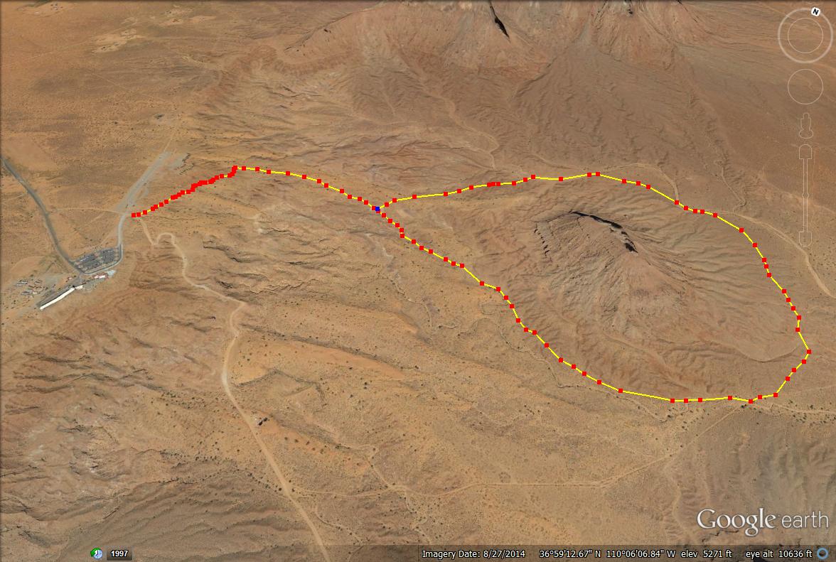 Monument Valley Wildcat Trail map