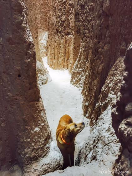 Hiking and Camping at Cathedral Gorge State Park, Moon Caves