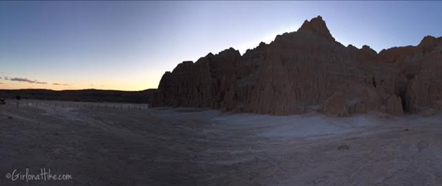 Hiking and Camping at Cathedral Gorge State Park, Moon Caves