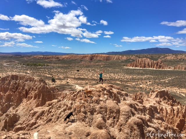 Hiking and Camping at Cathedral Gorge State Park, Eagle Point Overlook