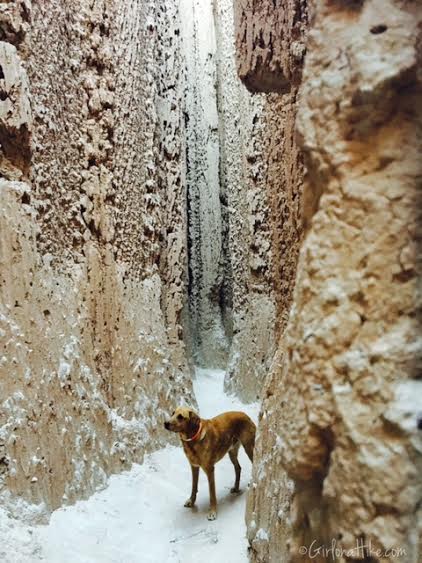 Hiking and Camping at Cathedral Gorge State Park, Moon Caves