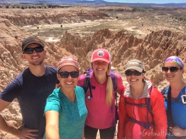 Hiking and Camping at Cathedral Gorge State Park, Eagle Point Overlook