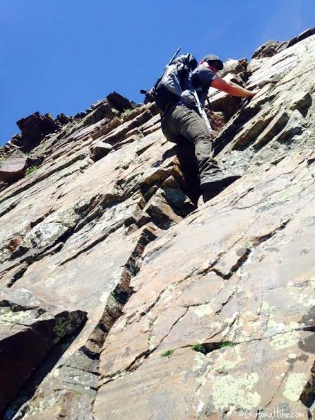 Twin Peaks via Robinson's Variation, Broad's Fork trail, Utah