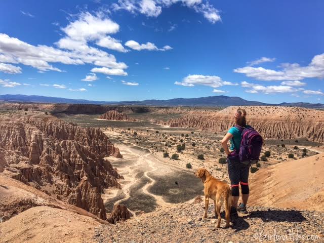 Hiking and Camping at Cathedral Gorge State Park, Eagle Point Overlook