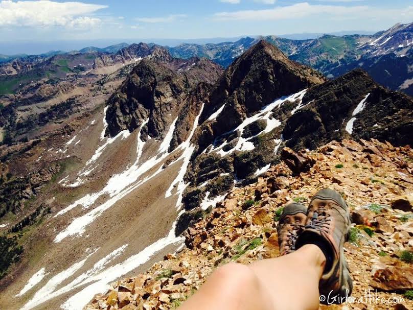 Twin Peaks via Robinson's Variation, Broad's Fork trail, Utah