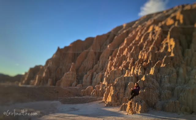 Hiking and Camping at Cathedral Gorge State Park, Moon Caves