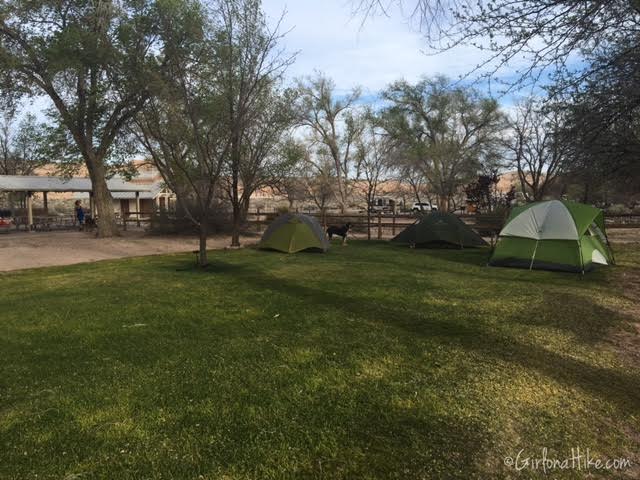 Hiking and Camping at Cathedral Gorge State Park