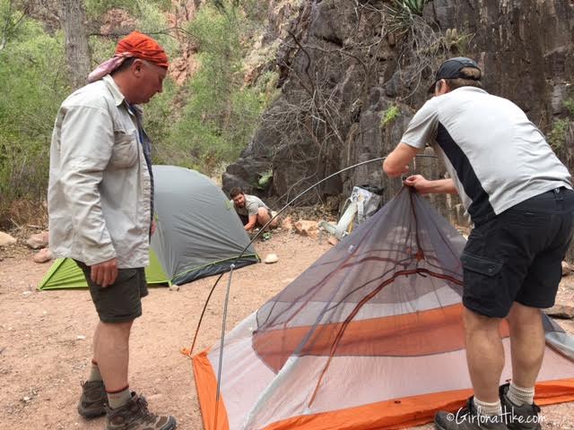 Backpacking the Bright Angel Trail, Grand Canyon National Park