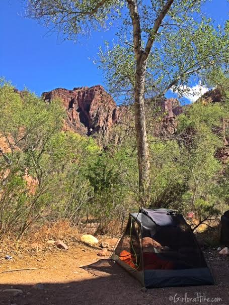 Backpacking the Bright Angel Trail, Grand Canyon National Park