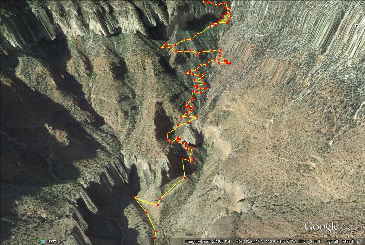 Backpacking the Bright Angel Trail, Grand Canyon National Park, Bright Angel Trail Maps