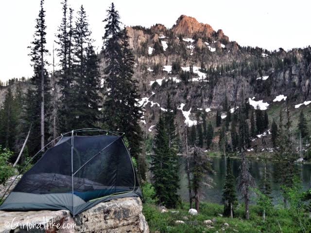 Backpacking to White Pine Lake, Logan Canyon, Utah