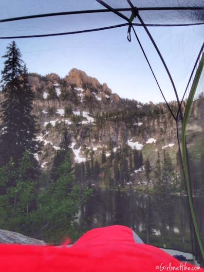 Backpacking to White Pine Lake, Logan Canyon, Utah