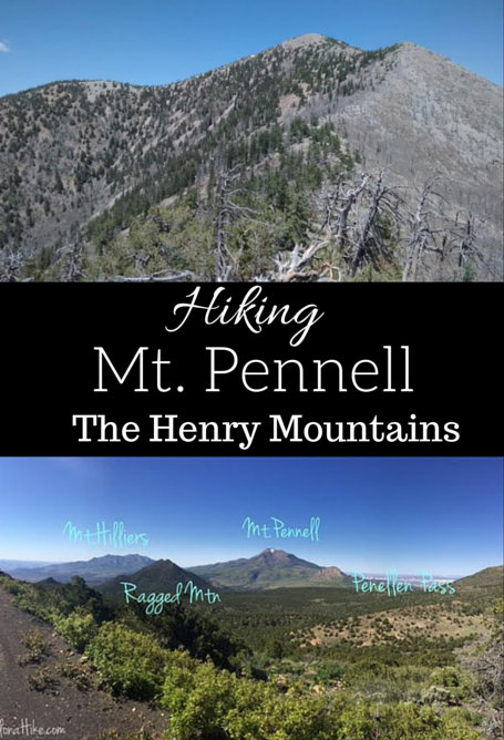 Hiking Mt. Pennell, Henry Mountains, Utah