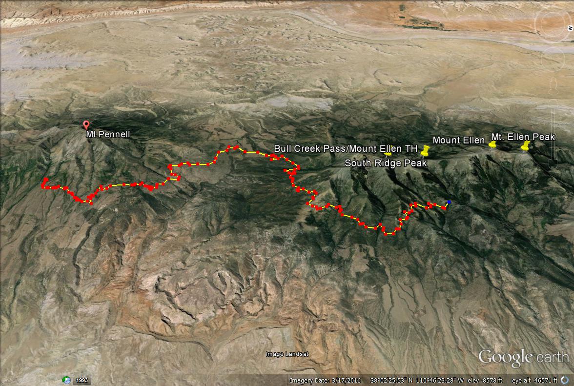 Hiking Mt. Pennell, Henry Mountains, Utah