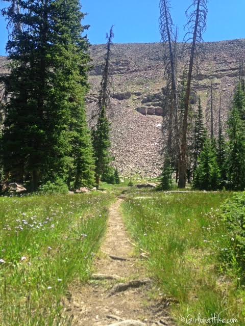 Backpacking to Rock Creek Basin, High Uintas