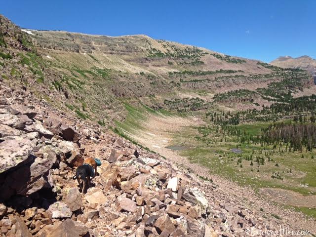 Backpacking to Rock Creek Basin, High Uintas, Rocky Sea Pass