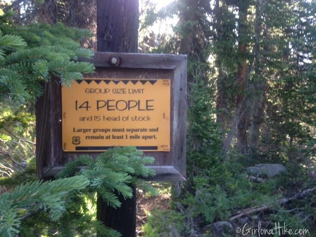 Backpacking to Rock Creek Basin, High Uintas