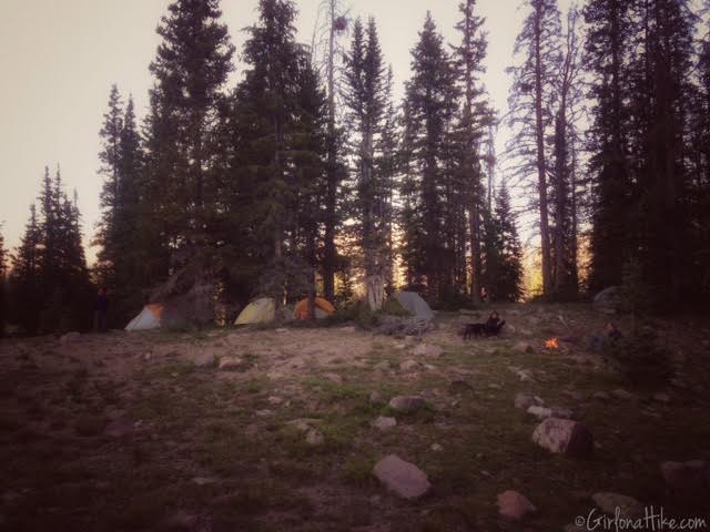 Backpacking to Rock Creek Basin, High Uintas