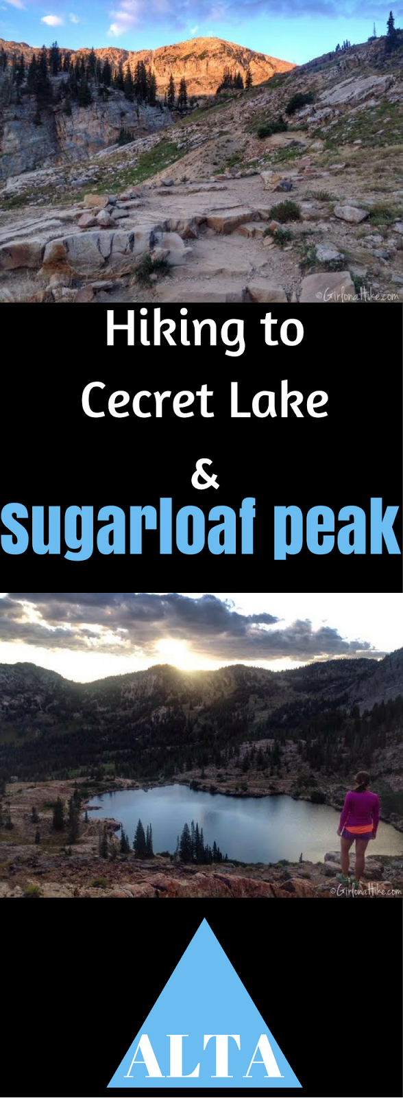 Hiking to Cecret Lake & Sugarloaf Peak