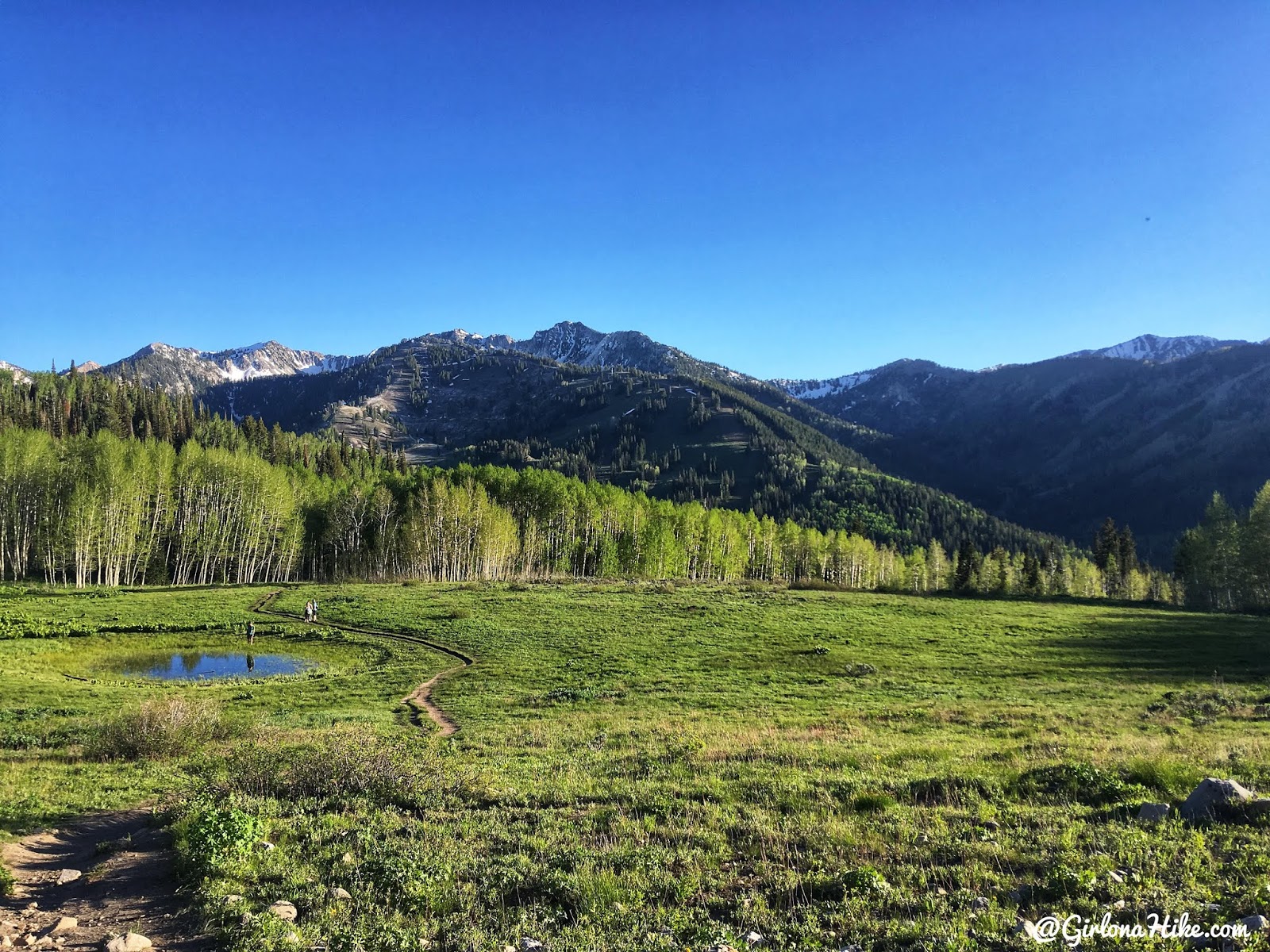 Hiking to Willow Heights Lake, Big Cottonwood Canyon, Utah