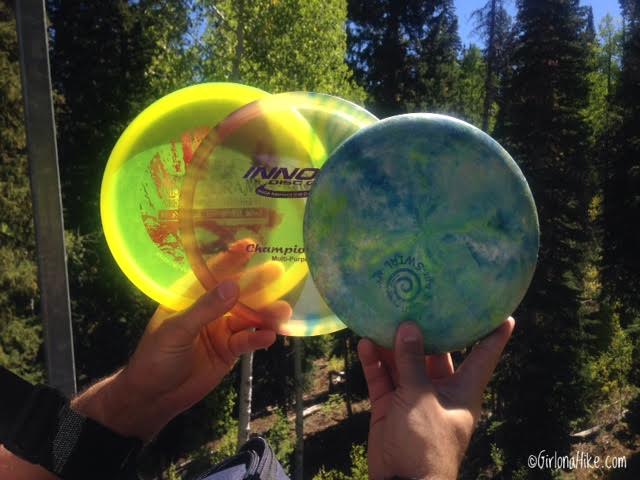 Playing Disc Golf at Solitude Mountain Resort