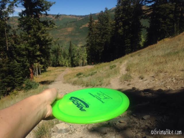 Playing Disc Golf at Solitude Mountain Resort