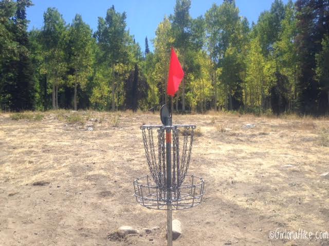 Playing Disc Golf at Solitude Mountain Resort