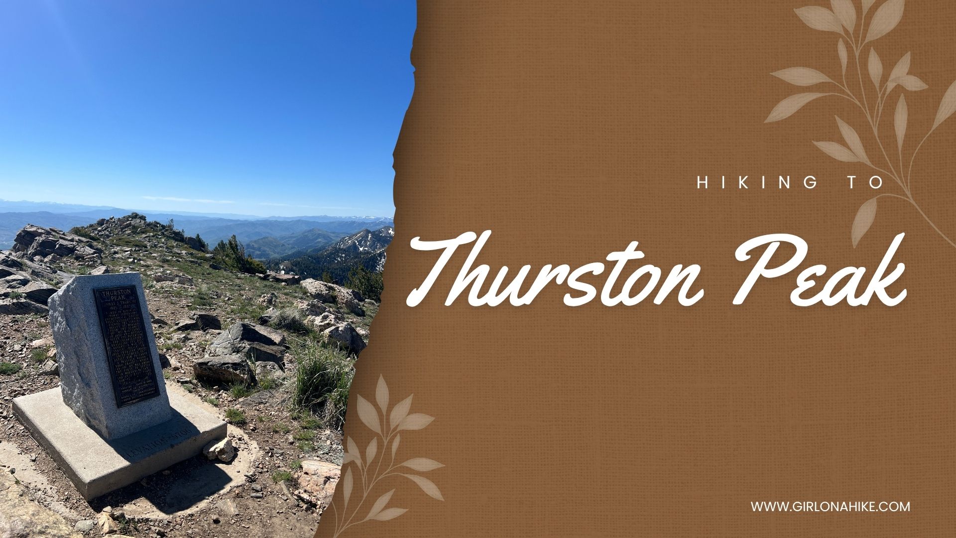 Hiking to Thurston Peak