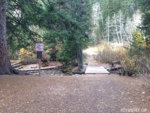 Hiking to Donut Falls, Big Cottonwood Canyon, Hiking in Utah with Kids, Hiking Utah