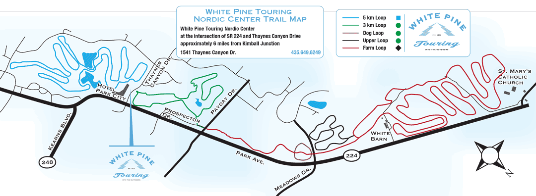 Cross Country Skiing at White Pine Touring, Park City