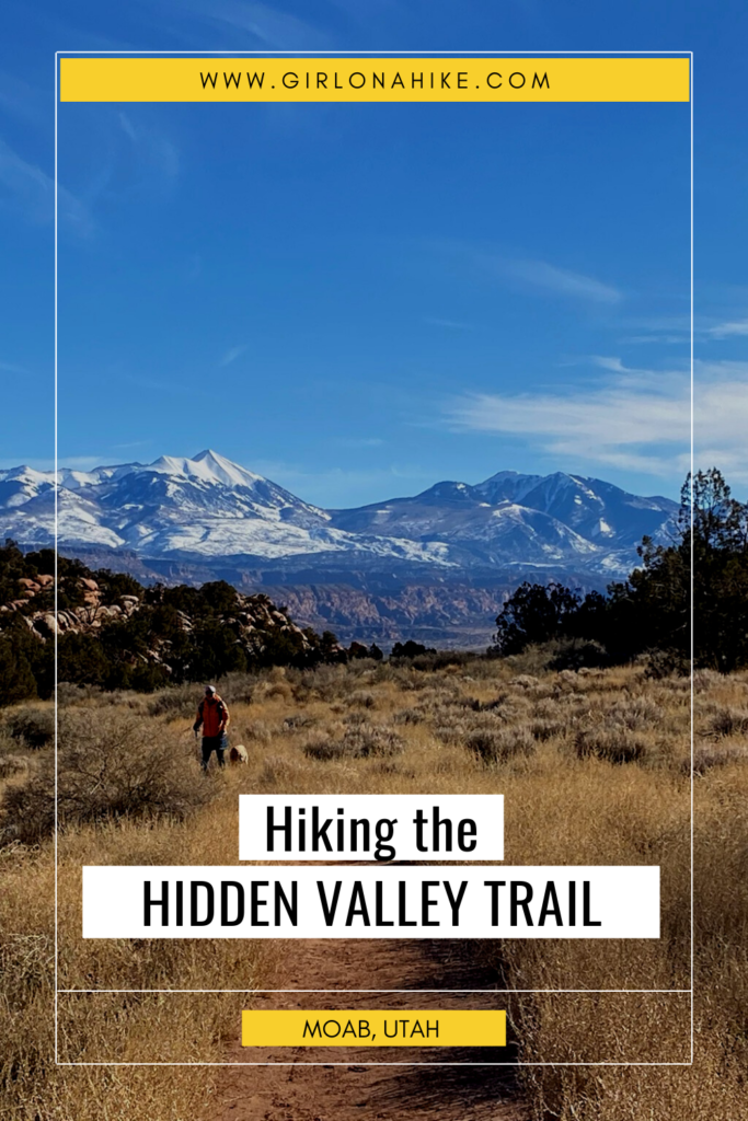 Hiking the Hidden Valley Trail, Moab