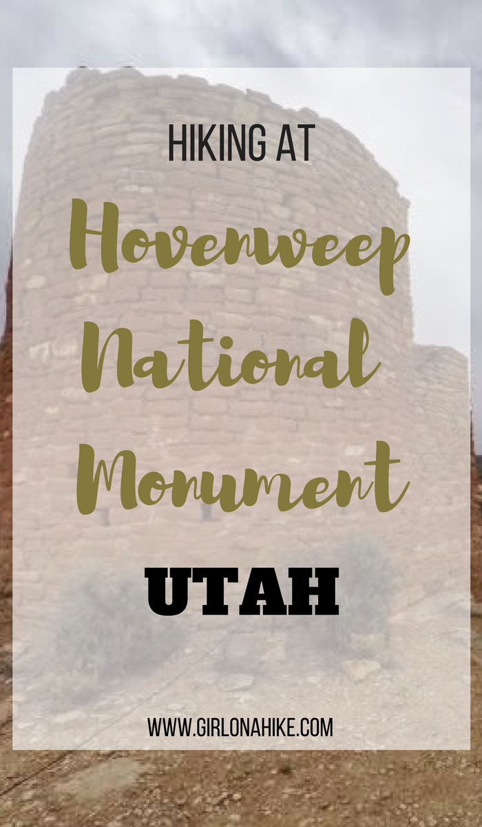 Hiking at Hovenweep National Monument, Utah