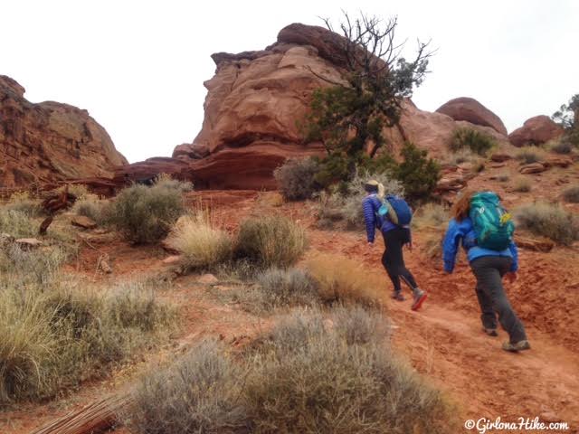 Hiking the Hidden Valley Trail, Moab