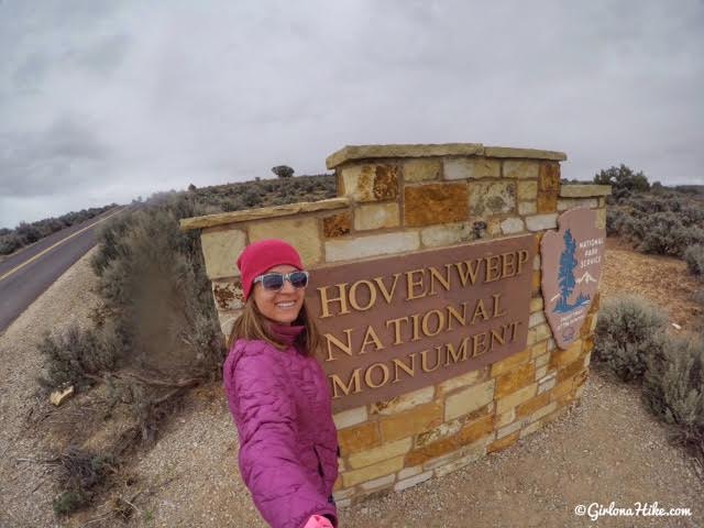 Hiking at Hovenweep National Monument