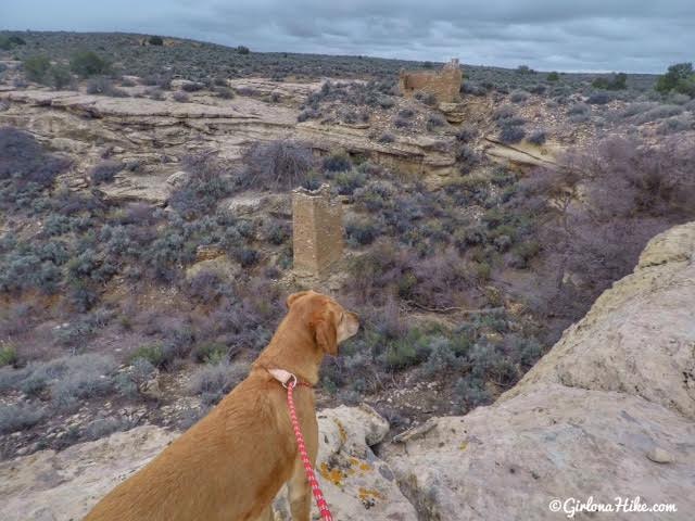 Hiking at Hovenweep National Monument