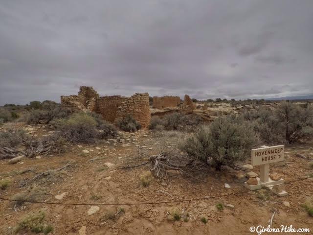 Hiking at Hovenweep National Monument