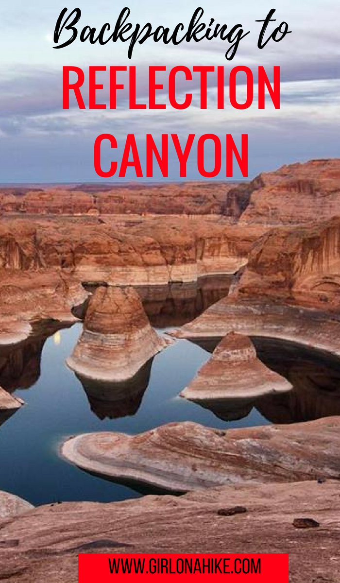 Hiking reflection outlet canyon