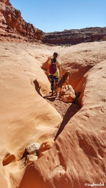 Hiking the Moonshine Wash Slot Canyon San Rafael Swell