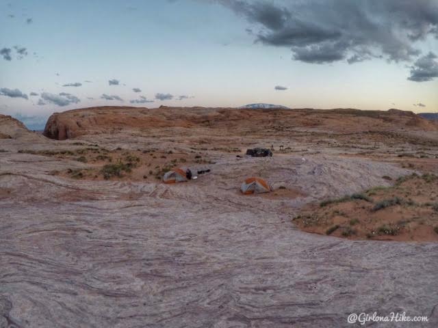 The End of Hole in the Rock Road, Camping at the End of Hole in the Rock Road, Southern Utah