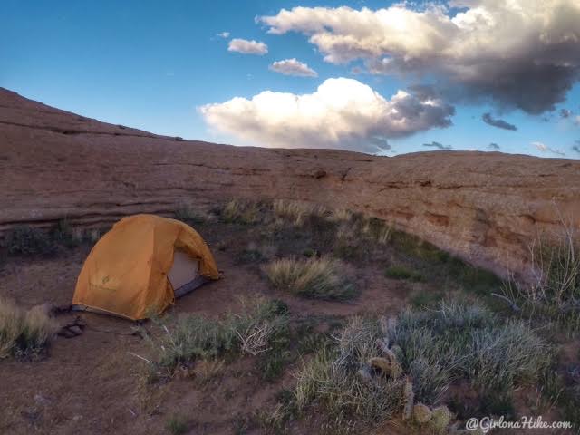 The End of Hole in the Rock Road, Camping at the End of Hole in the Rock Road, Southern Utah