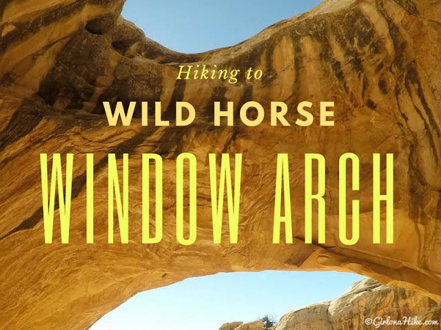 Hiking to Wild Horse Window Arch, San Rafael Swell, Utah