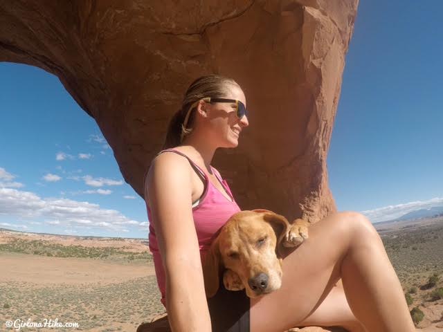 Looking Glass Rock & Arch, Moab, Arches in Utah, Hiking in Utah with Dogs