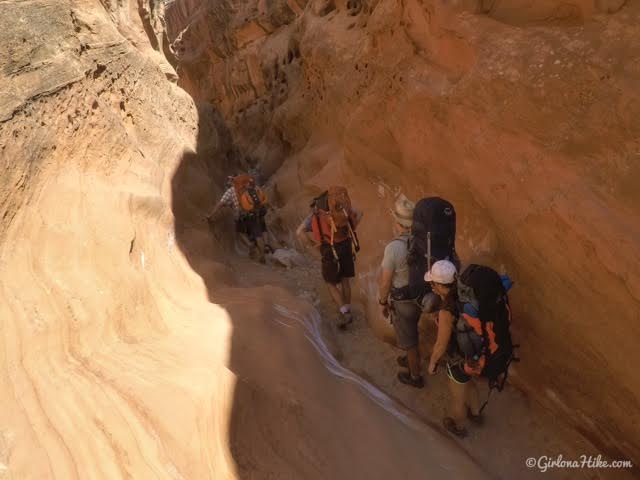 Backpacking Little Death Hollow/Wolverine Loop, Escalante, Utah,